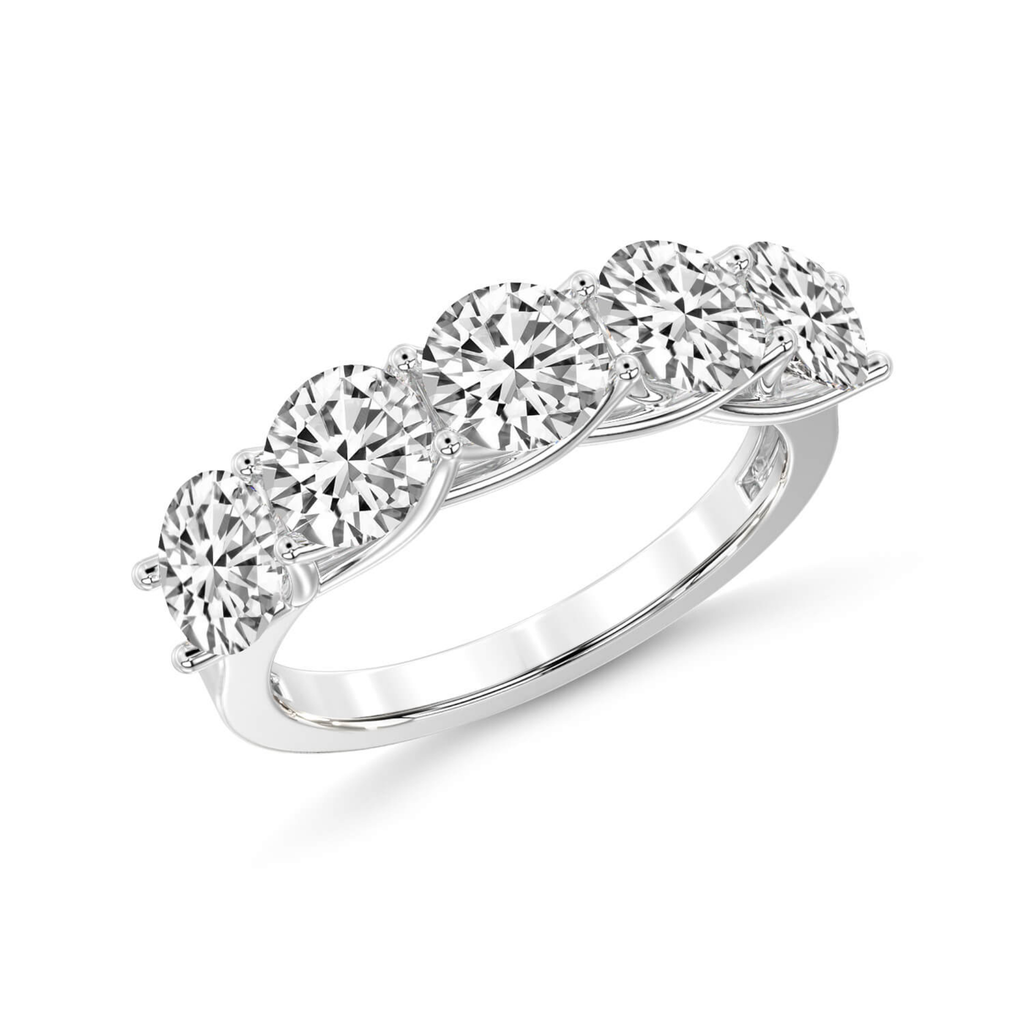 Valentina Round Lab Diamond Anniversary Band